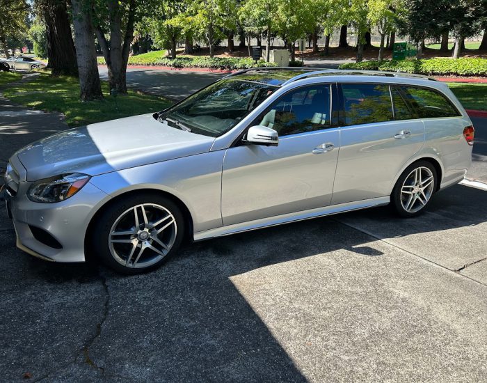 Newly Waxed Car Detail